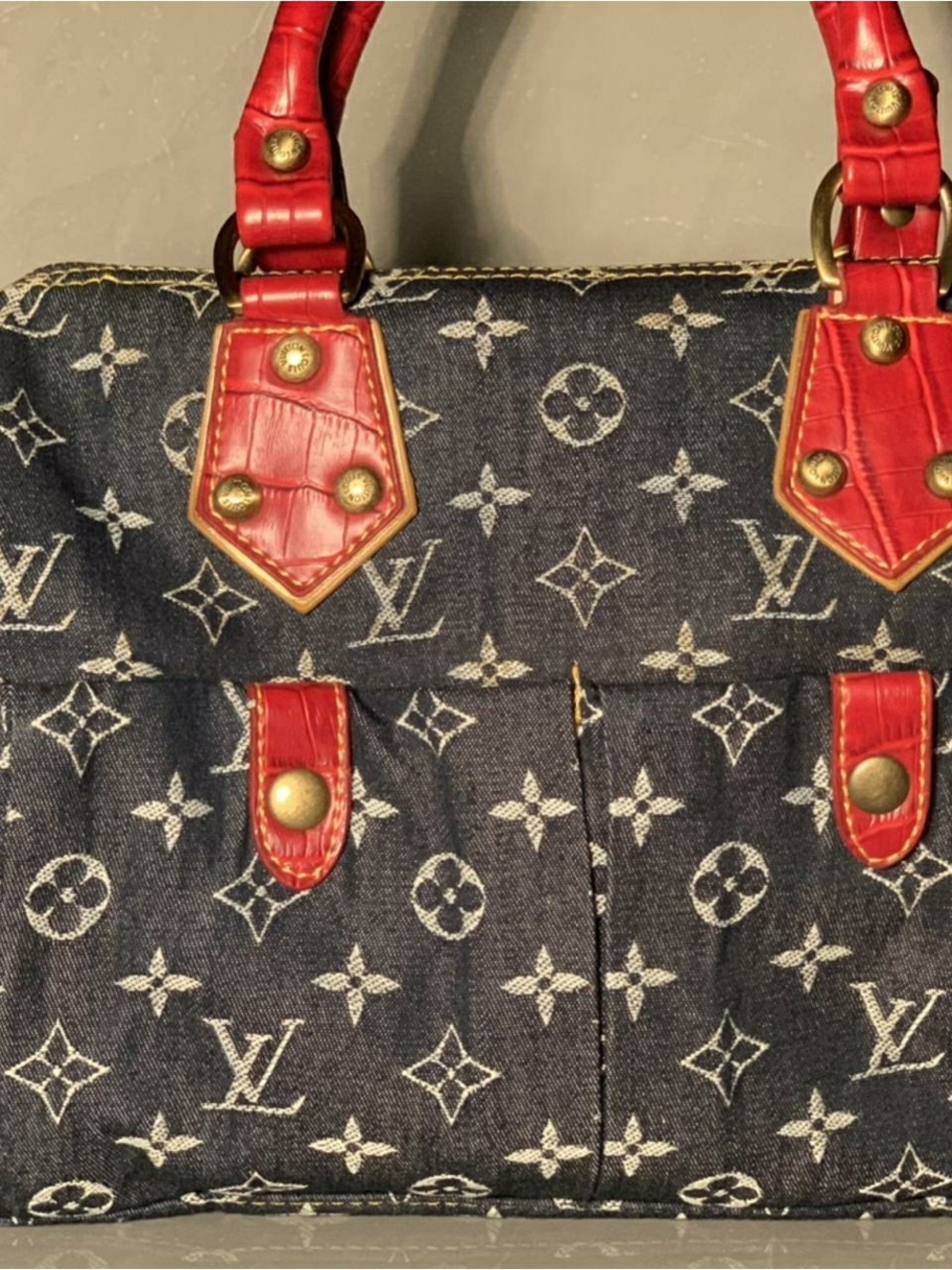 Louis Vuttion Denim Rare Lv